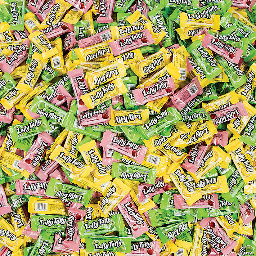 Laffy Taffy Mini Bars – Chewy Fruit Candy Fun | Assorted Flavors | Bulk Wrapped – Choose Your Size!