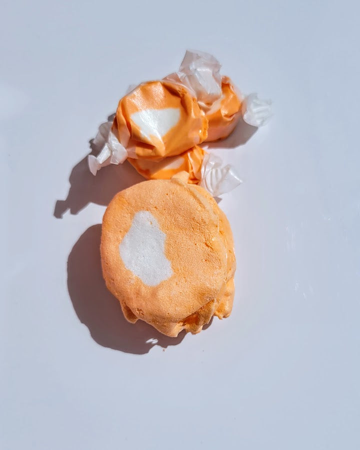 FREEZE DRIED VANILLA ORANGE SALT WATER TAFFY