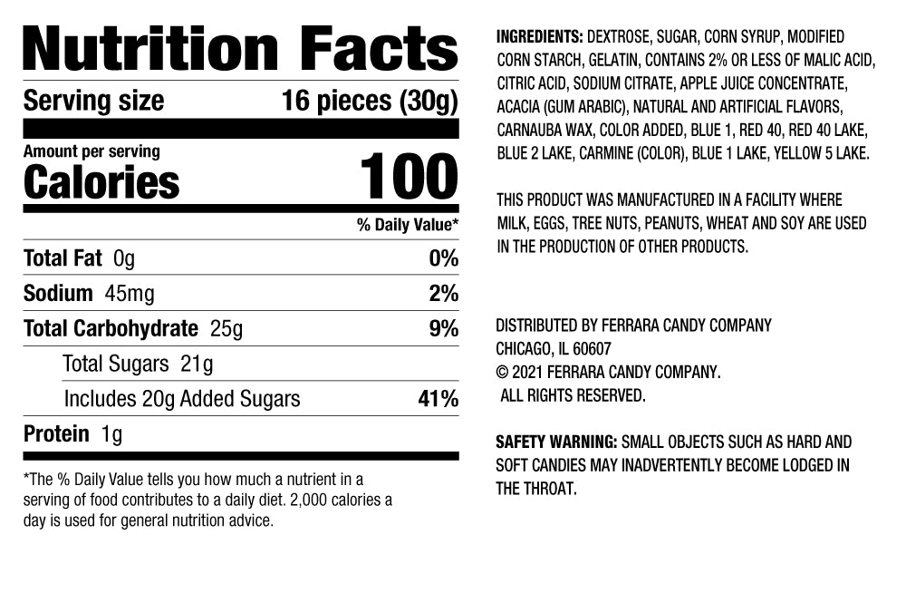 FREEZE DRIED 'VERY BERRY' NERDS CLUSTERS